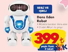 GOKİDY OYUNCAK DANS EDEN ROBOT fiyat ve kampanya bilgisi